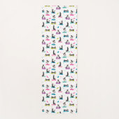 Boston Terrier Hundyoga Yogamatte (Vorderseite)