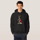 Boston Terrier I Liebe Mama Dog Gif Hoodie (Vorne ganz)