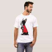 Boston Terrier I Liebe Vater Tattoo Funny Boston T T-Shirt (Vorne ganz)
