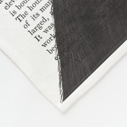 Boston Terrier Ice Cream Fleecedecke (Ecke)