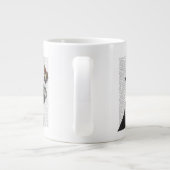 Boston Terrier Ice Cream Jumbo-Tasse (Rückseite)