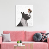 Boston Terrier Ice Cream Leinwanddruck (Insitu (Wohnzimmer))