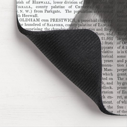 Boston Terrier Ice Cream Mousepad (Ecke)