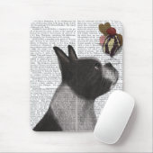Boston Terrier Ice Cream Mousepad (Mit Mouse)