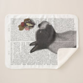 Boston Terrier Ice Cream Sherpadecke (Vorderseite (Horizontal))