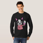 Boston Terrier Ice Cream T-Shirt (Vorne ganz)
