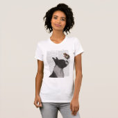 Boston Terrier Ice Cream T-Shirt (Vorne ganz)
