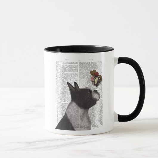 Boston Terrier Ice Cream Tasse (Rechts)
