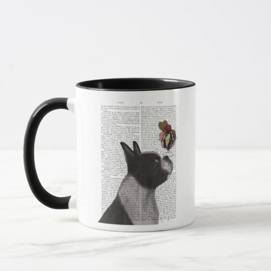 Boston Terrier Ice Cream Tasse (Links)