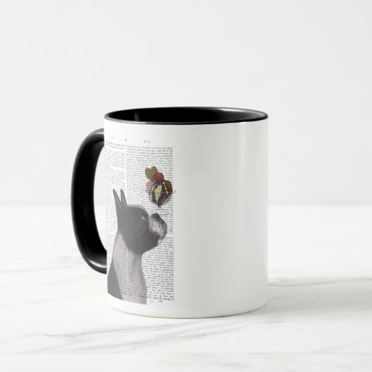 Boston Terrier Ice Cream Tasse (Vorderseite Links)