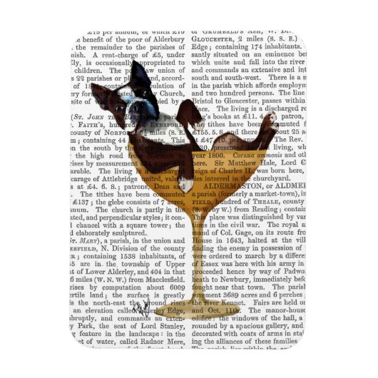 Boston Terrier im Cocktail-Glas 2 Magnet (Vertikal)