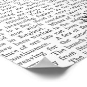 Boston Terrier in Cocktail Glass Poster (Ecke)