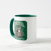 Boston Terrier Irisches Erbe Stolz Tasse (Vorderseite Links)