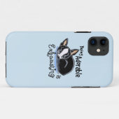Boston Terrier ist bezaubernd Case-Mate iPhone Hülle (Rückseite (Horizontal))