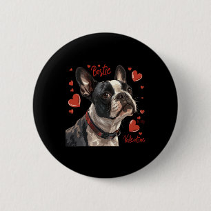Boston Terrier ist mein Valentinstag Süßer Besitze Button