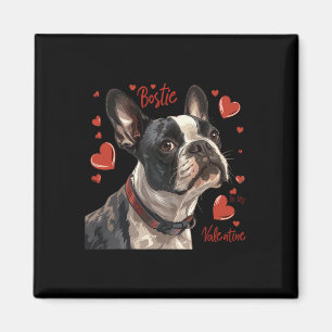 Boston Terrier ist mein Valentinstag Süßer Besitze Magnet