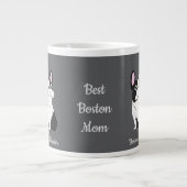 Boston terrier Jumbo-Tasse (Vorderseite)