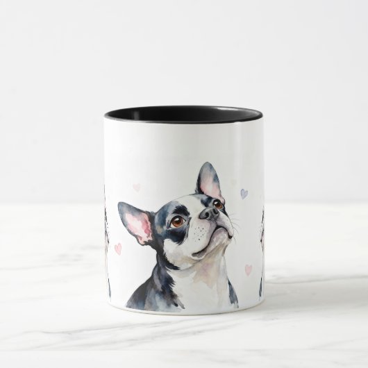 Boston Terrier Kaffee oder Tee Tasse (Zentrum)