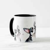 Boston Terrier Kaffee oder Tee Tasse (Vorderseite Links)