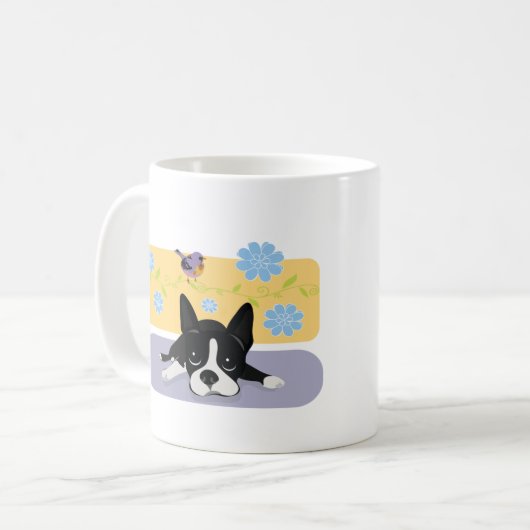 Boston Terrier Kaffeetasse (Vorderseite Links)