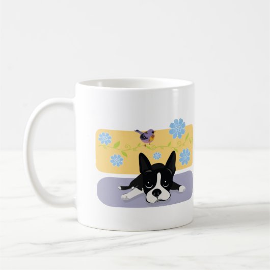 Boston Terrier Kaffeetasse (Links)