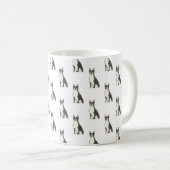 Boston Terrier Kaffeetasse (VorderseiteRechts)
