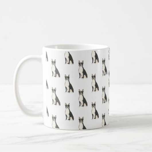 Boston Terrier Kaffeetasse (Links)