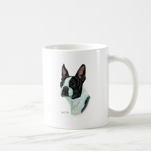 Boston Terrier Kaffeetasse (Rechts)