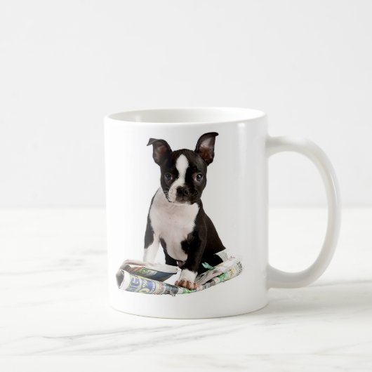 BOSTON TERRIER KAFFEETASSE (Rechts)