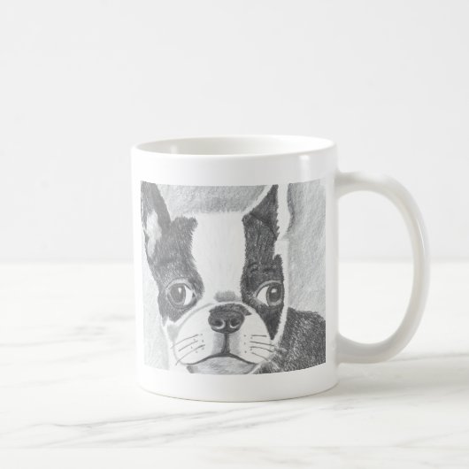Boston Terrier Kaffeetasse (Rechts)