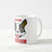 Boston Terrier Kaffeetasse (VorderseiteRechts)