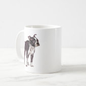 Boston Terrier Kaffeetasse (Vorderseite Links)