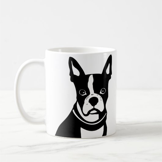 Boston Terrier Kaffeetasse (Links)