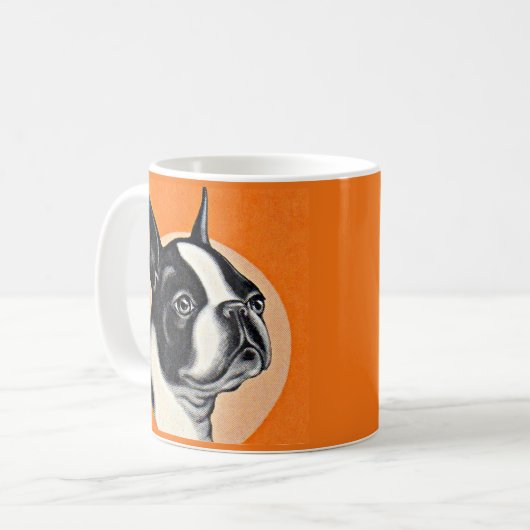 Boston Terrier Kaffeetasse (Vorderseite Links)