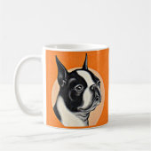Boston Terrier Kaffeetasse (Links)