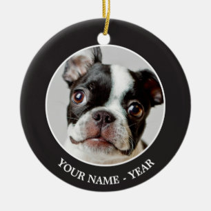 Boston Terrier Keramikornament