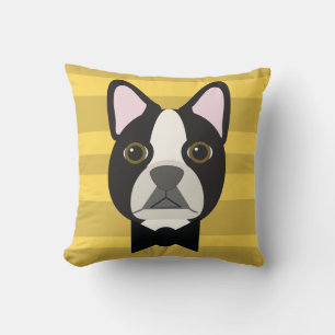 Boston-Terrier Kissen