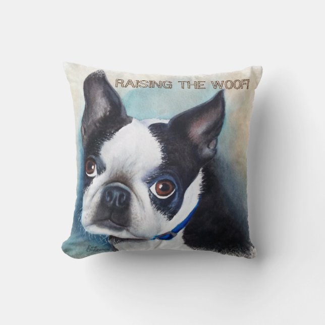 BOSTON TERRIER KISSEN (Vorderseite)