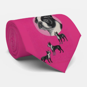 Boston Terrier Krawatte