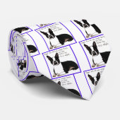 Boston Terrier Krawatte (Gerollt)