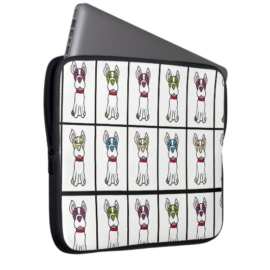 Boston Terrier Laptop Sleeve (Vorne Rechts)