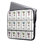 Boston Terrier Laptop Sleeve (Vorderseite Links)