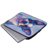 Boston Terrier Laptop Sleeve (Vorne Knopf)