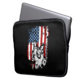 Boston Terrier Laptopschutzhülle (Vorderseite Links)