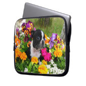 Boston-Terrier Laptopschutzhülle (Vorderseite Links)