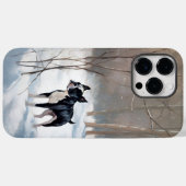 Boston Terrier lässt es Weihnachten Case-Mate iPhone Hülle (Rückseite (Horizontal))
