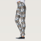 Boston Terrier lässt es Weihnachten Leggings (Links)
