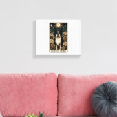 Boston-Terrier Leinwanddruck (Insitu (Wohnzimmer))