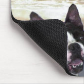 Boston Terrier: Licht meines Lebens Mousepad (Ecke)