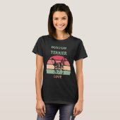 Boston Terrier Liebe 160 T-Shirt (Vorne ganz)